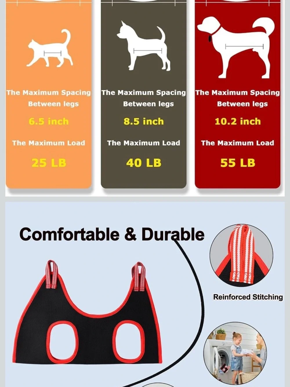 Hanging Pet Hammock / Sling for Grooming Care